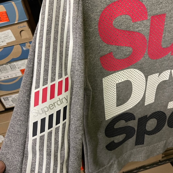 BNWT SuperDry Japan Sweat Shirt Gray - Picture 8 of 12